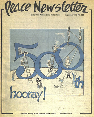 Peace Newsletter Issue 500
