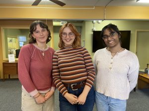 Maia, Chloe, and Ayesha. Photo by Ayeh Hajjari